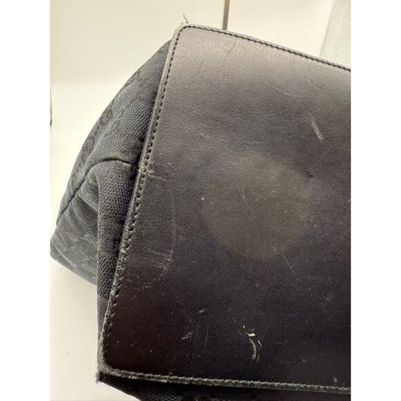 GUCCI GG Canvas Tote*Black Excellent Pre-loved Condition! Perfect for EVERY DAY! - Picture 15 of 16